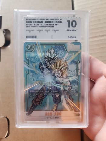 Carte gradee dragon ball fusion world