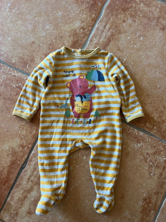 Lot 3 pyjamas polaire 6mois - photo numéro 5