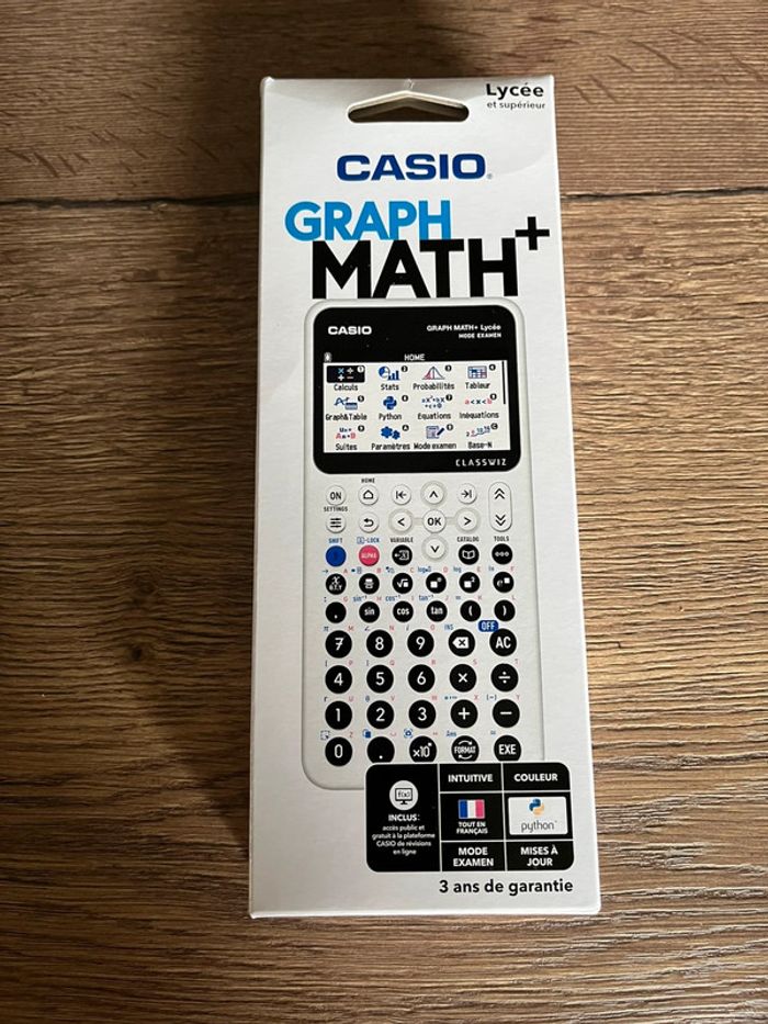 Calculatrice Casio Graph Math+ neuve