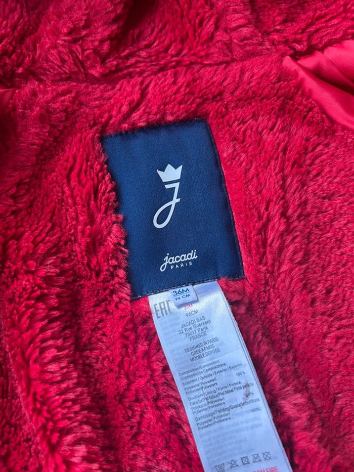 Manteau hiver fourré Jacadi 36 mois - photo numéro 3