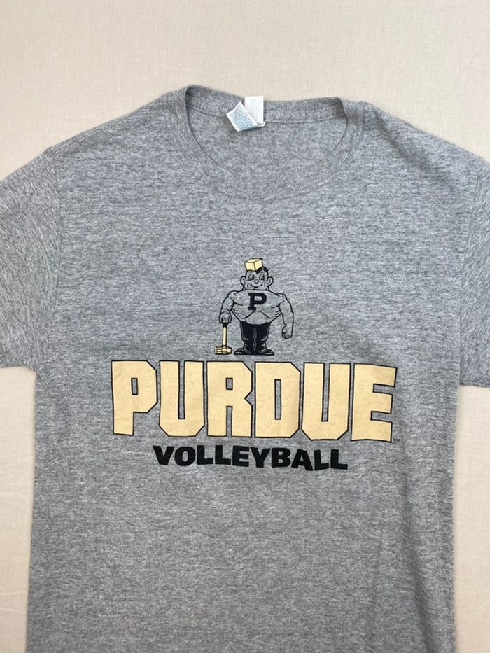 T-shirt Purdue Volleyball Gris – Sport USA – Homme S - photo numéro 2