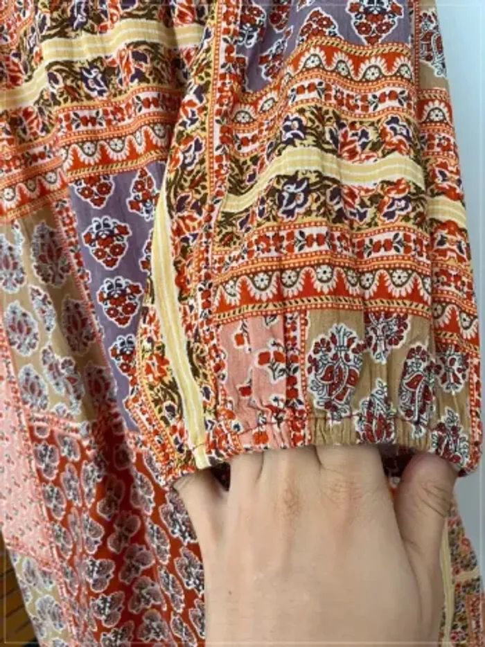 Robe bohème imprimé Cashmire Mango - photo numéro 3