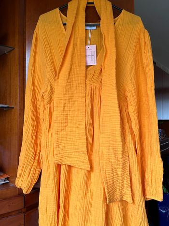 Robe tetra orange Les Jumelles taille unique