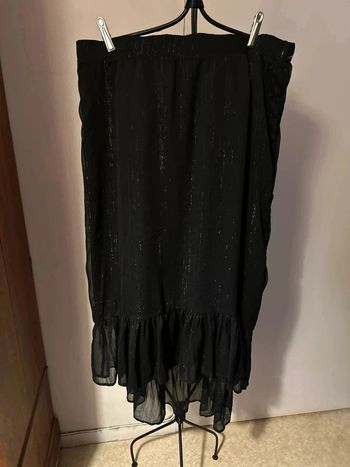 jupe voile doublé