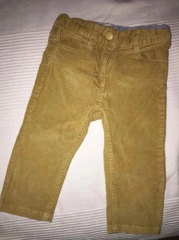 Pantalon velours jacadi 12 mois