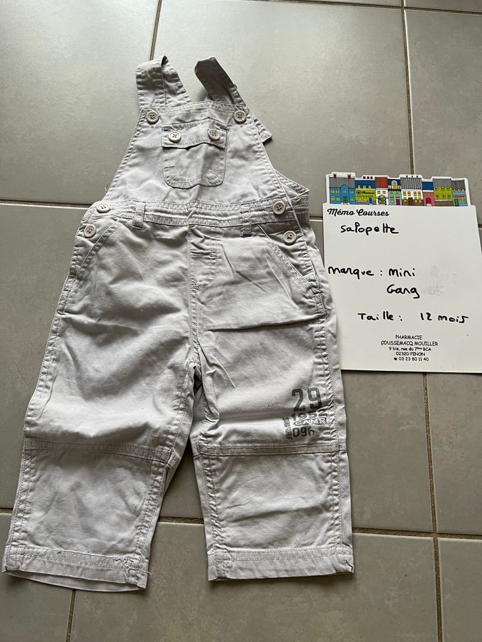 Salopette garçon 12 mois