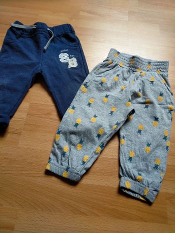 Lot 2 pantalons détente 18 mois