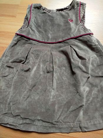 Robe en velours 18 mois