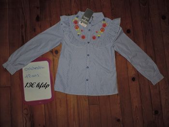 chemisier orchestra taille 12 ans neuf