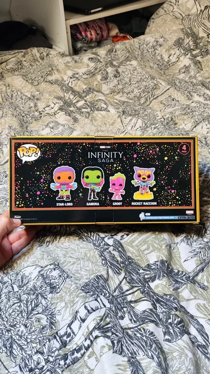 Les gardiens de la galaxie - lot de 4 figurines Funko pop - photo numéro 2