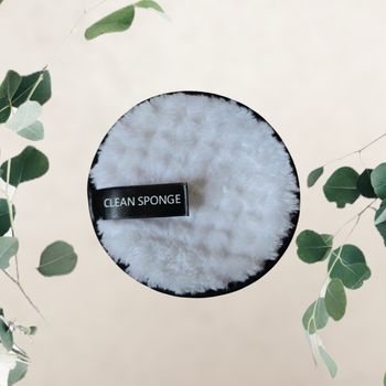 éponge nettoyant visage Neuve -blanc
