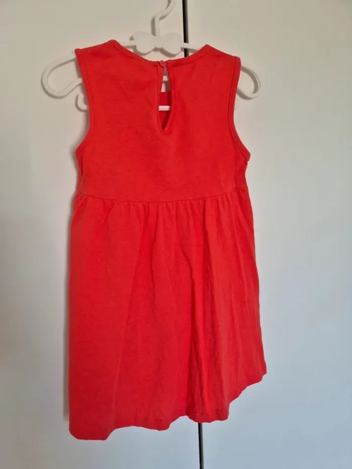 robe d'été KIABI taille 2 ans 92cm Rouge maman je t'aime 🌸 collection 2025 - photo numéro 5