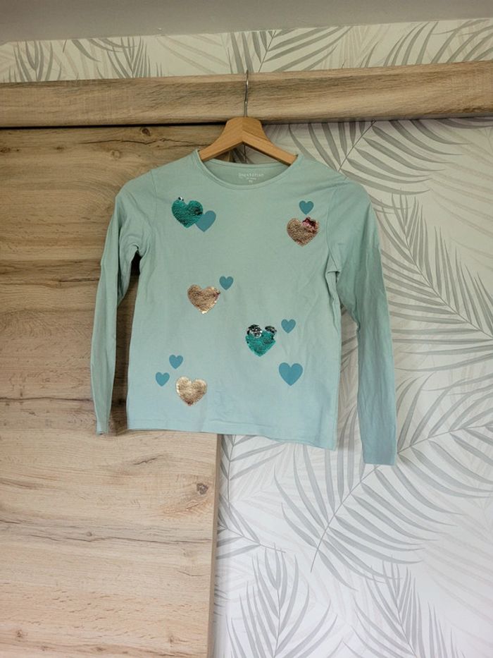 Tee shirt manche longue fille 10 ans kiabi