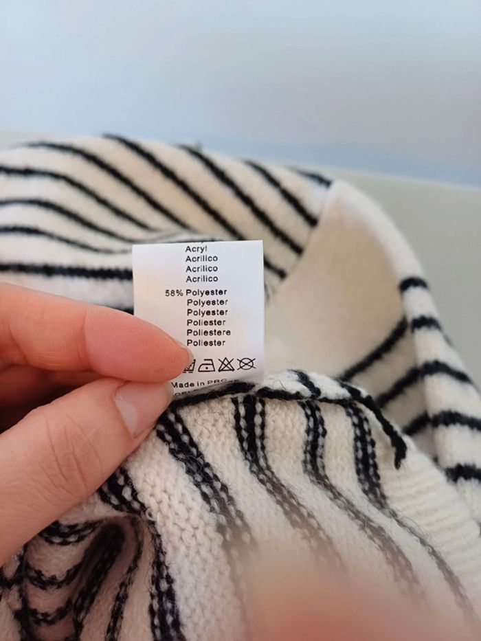 Pull rayé tout doux Moewy taille L 40 - photo numéro 7