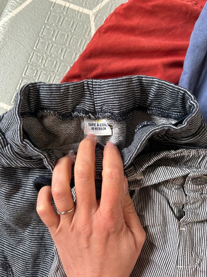 Lot 4 pantalons bébé 18 mois - photo numéro 3
