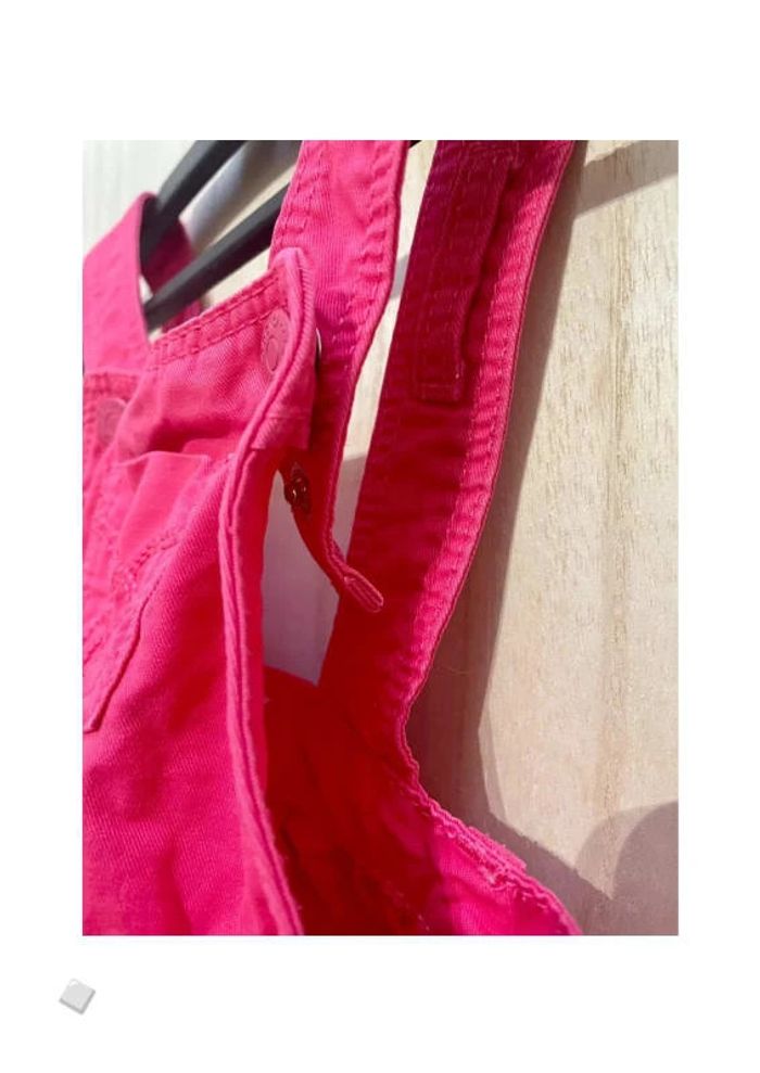 Robe salopette rose fushia - 3 mois - photo numéro 8
