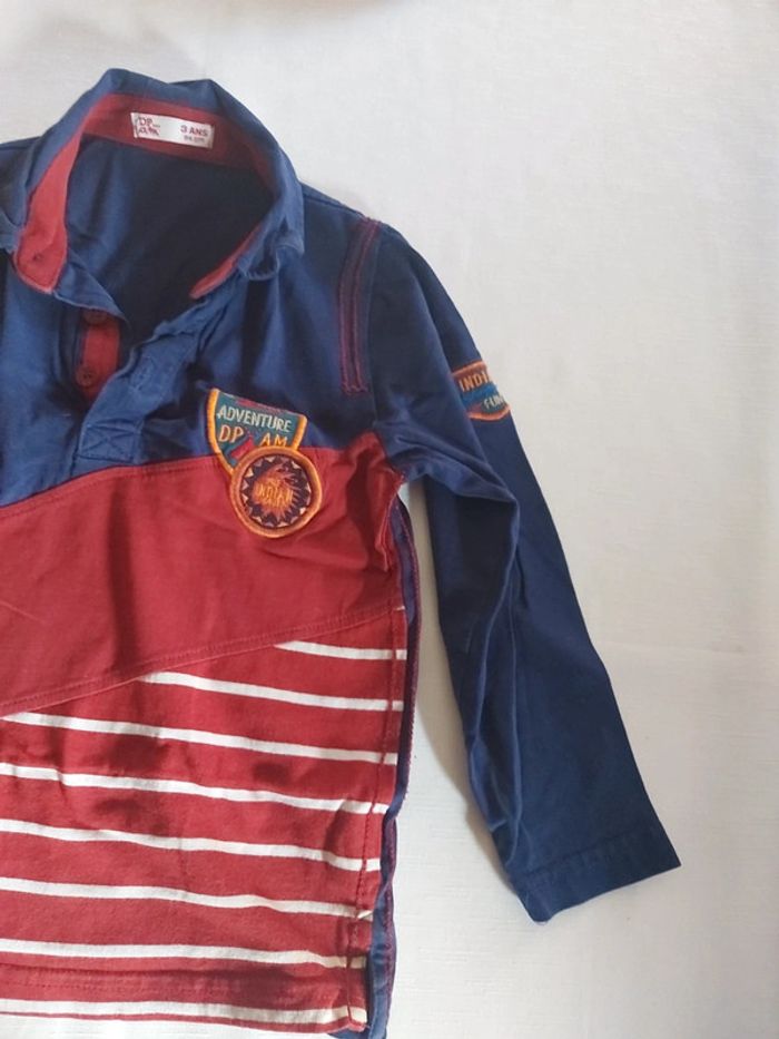 Polo manches longues DPAM - photo numéro 3