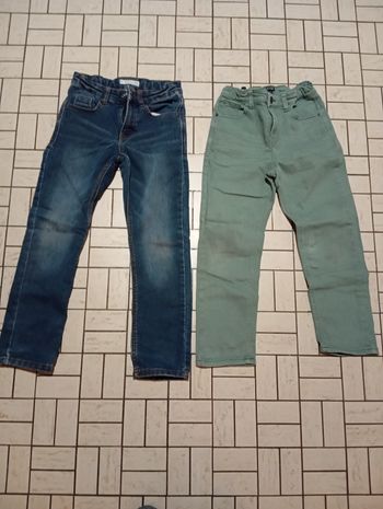 Lot deux jeans garçon 8 ans 