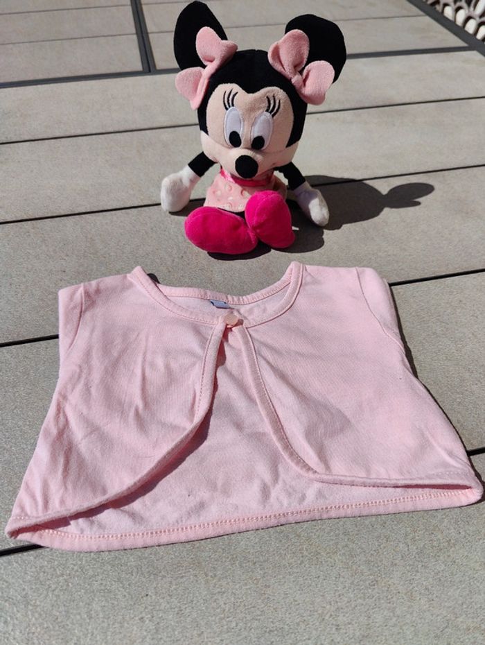 Boléro rose fille 18 mois - photo numéro 3