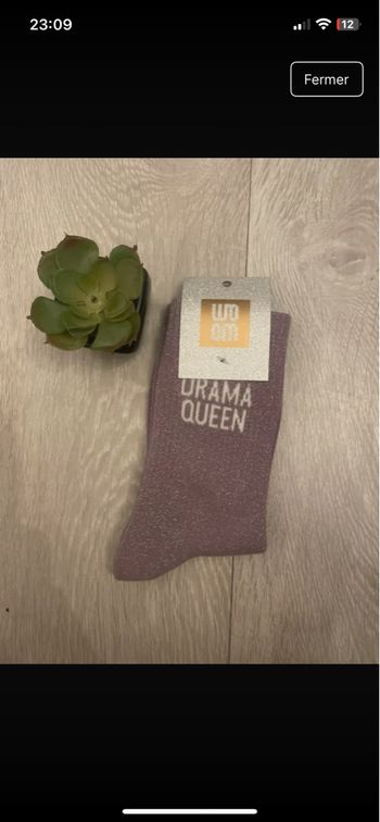 Chaussette à paillette