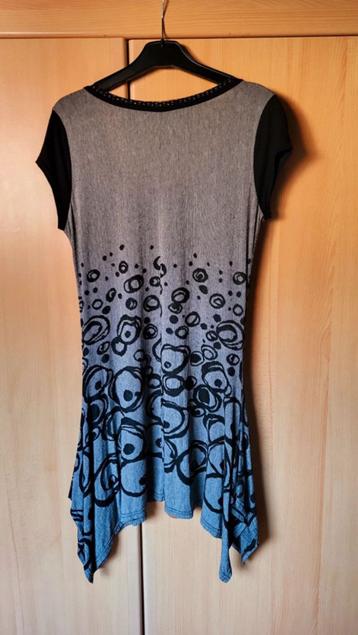 🟣 Taille 38 / 40 Robe Courte Asymetriqur Patrice BREAL 🟣 - photo numéro 6