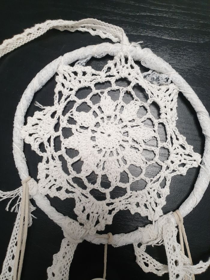 Attrape rêve blanc - photo numéro 2