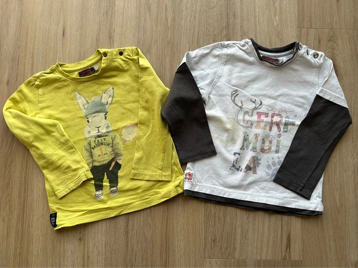 Lot de 10 T-shirts manches longues 3 ans - photo numéro 5