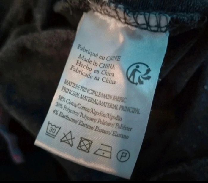 Pantalon taille élastique pailleté taille 12ans - photo numéro 6