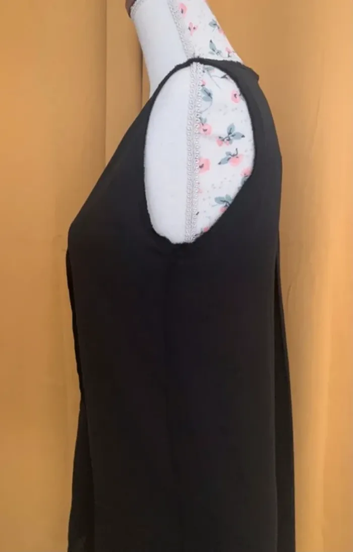 Blouse noir sans manches H&M 34/38 - photo numéro 7