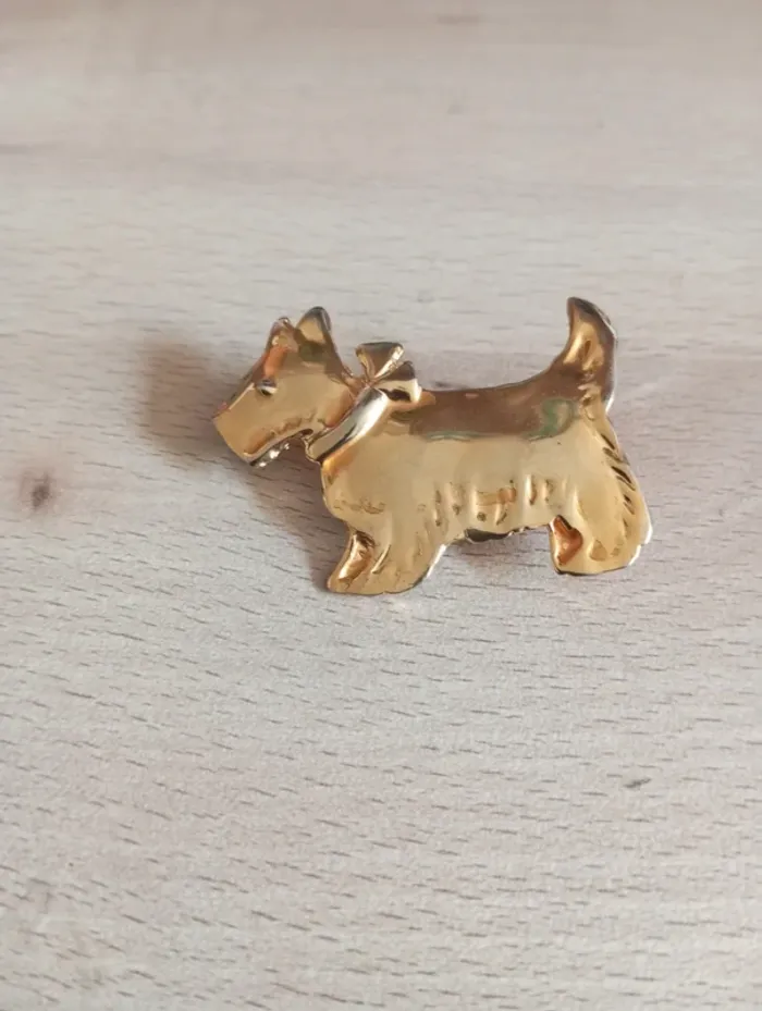 Broche plaqué or
