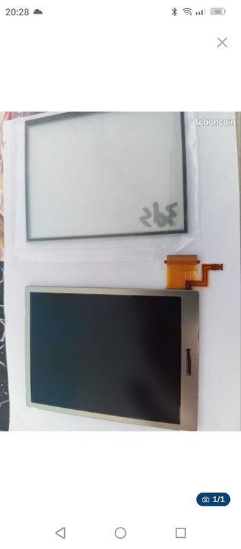 Écrans inférieur Nintendo 3ds neuf + écrans tactiles lot plusieurs pièces de 3ds dispo