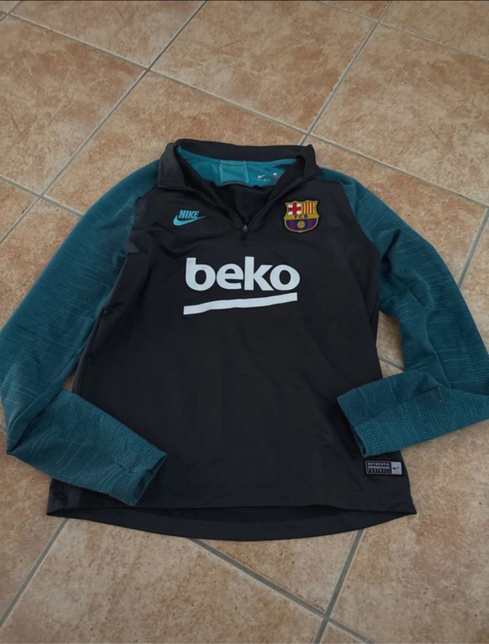 t shirt à manche longue fc barcelone