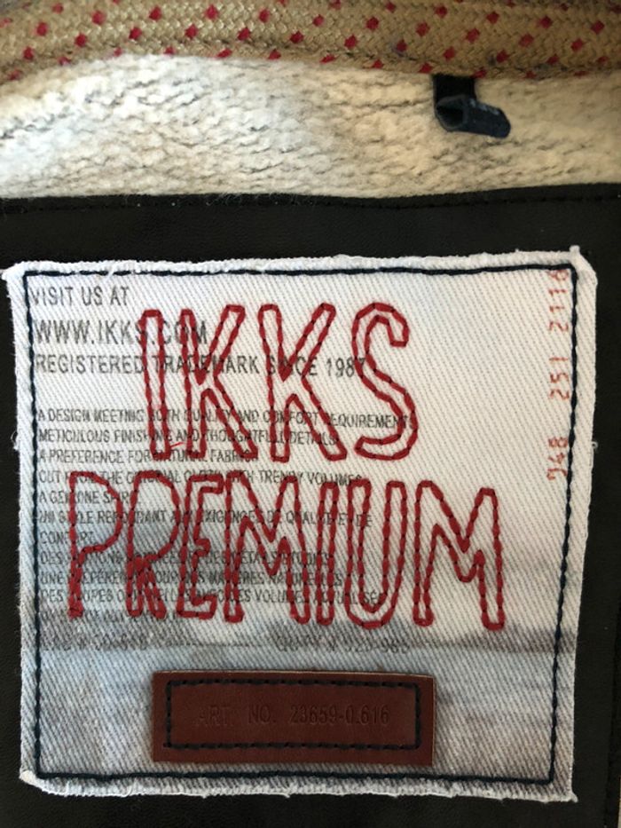 Veste ikks 12 ans gris chiné - photo numéro 4