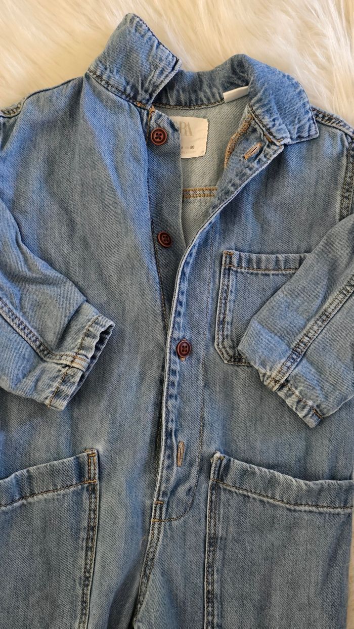 💙😍🥰superbe combinaison en jeans  3 ans  garçon 🥰😍💙 - photo numéro 3