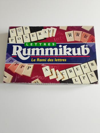 Rummikub lettres le rami des lettres Parker complet 