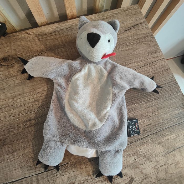 loup histoire d'ours marionnette