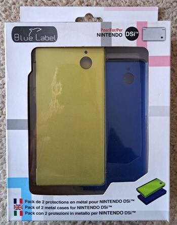 🎮 Pack de 2 protections en métal Nintendo DSi