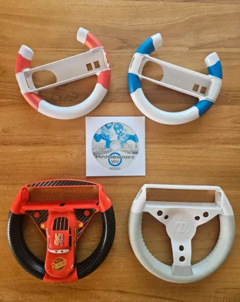 Nintendo Wii # Mario Kart + 4 Volants #