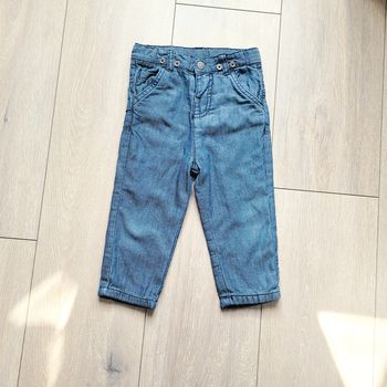 Jean d'été bleu fin. Garçon 18 mois. Marque Orchestra