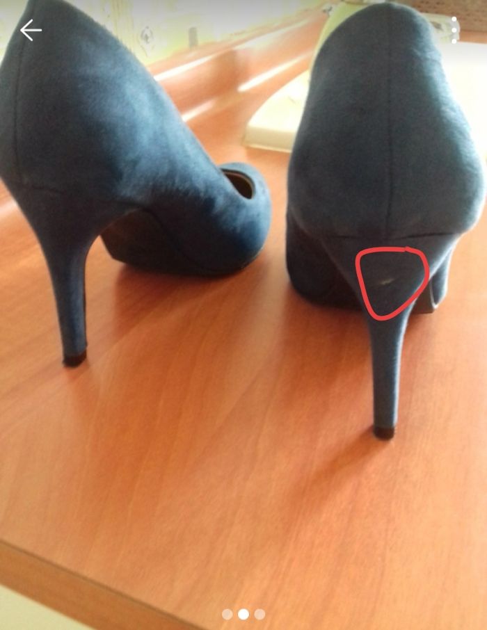 Escarpins bleu taille 37 - photo numéro 3