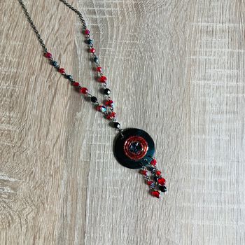 Collier • rouge & noir 🌿