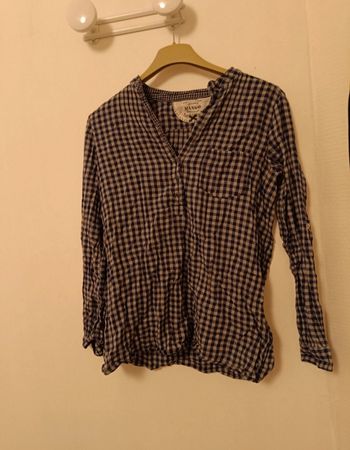 Chemise à Carreaux MANGO S