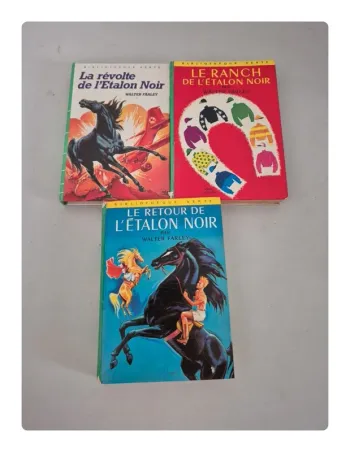 3 livres Etalon noir de la bibliothèque verte pour 1 euro seulement