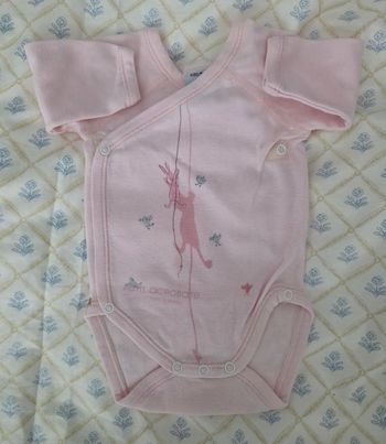 Body Petit Bateau, taille 1 mois