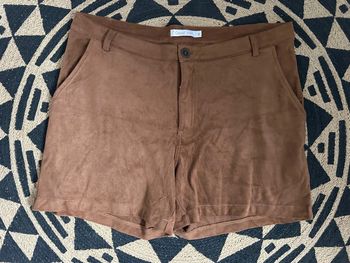 Superbe short en daim femme