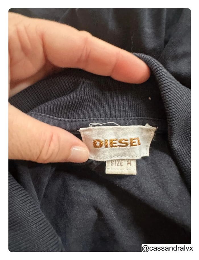 Tee shirt noir - Diesel - photo numéro 3
