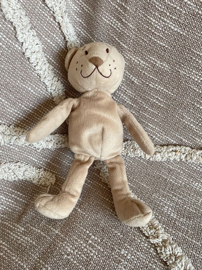 Peluche doudou 24cm IKEA ours singe marron beige très bon état