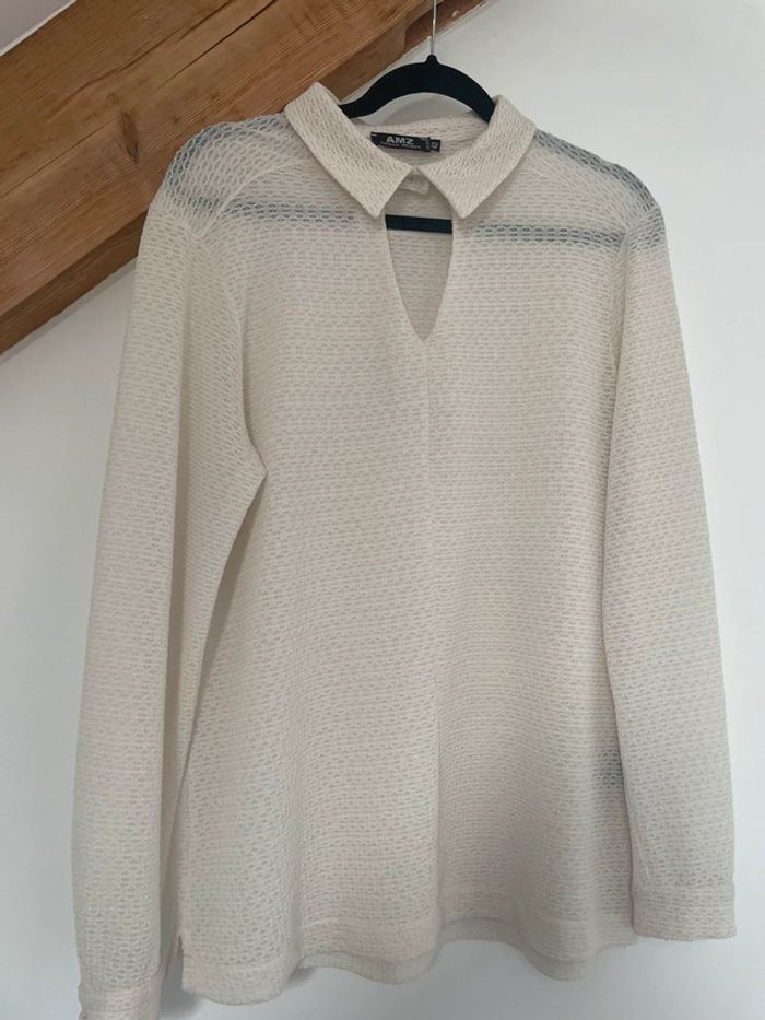Haut blanc cassé - photo numéro 3