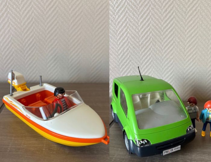 Playmobil 4144 véhicule et bateau