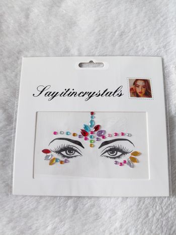 Autocollants bijoux a strass